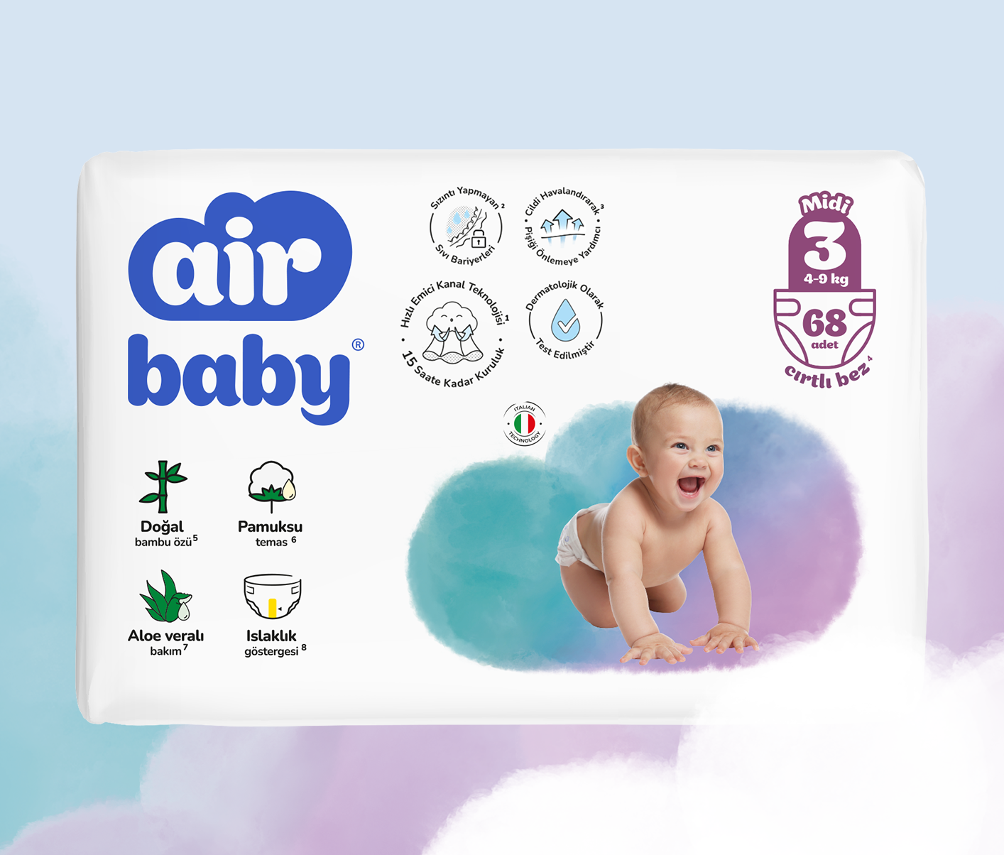 Air Baby Jumbo 3 Numara Midi