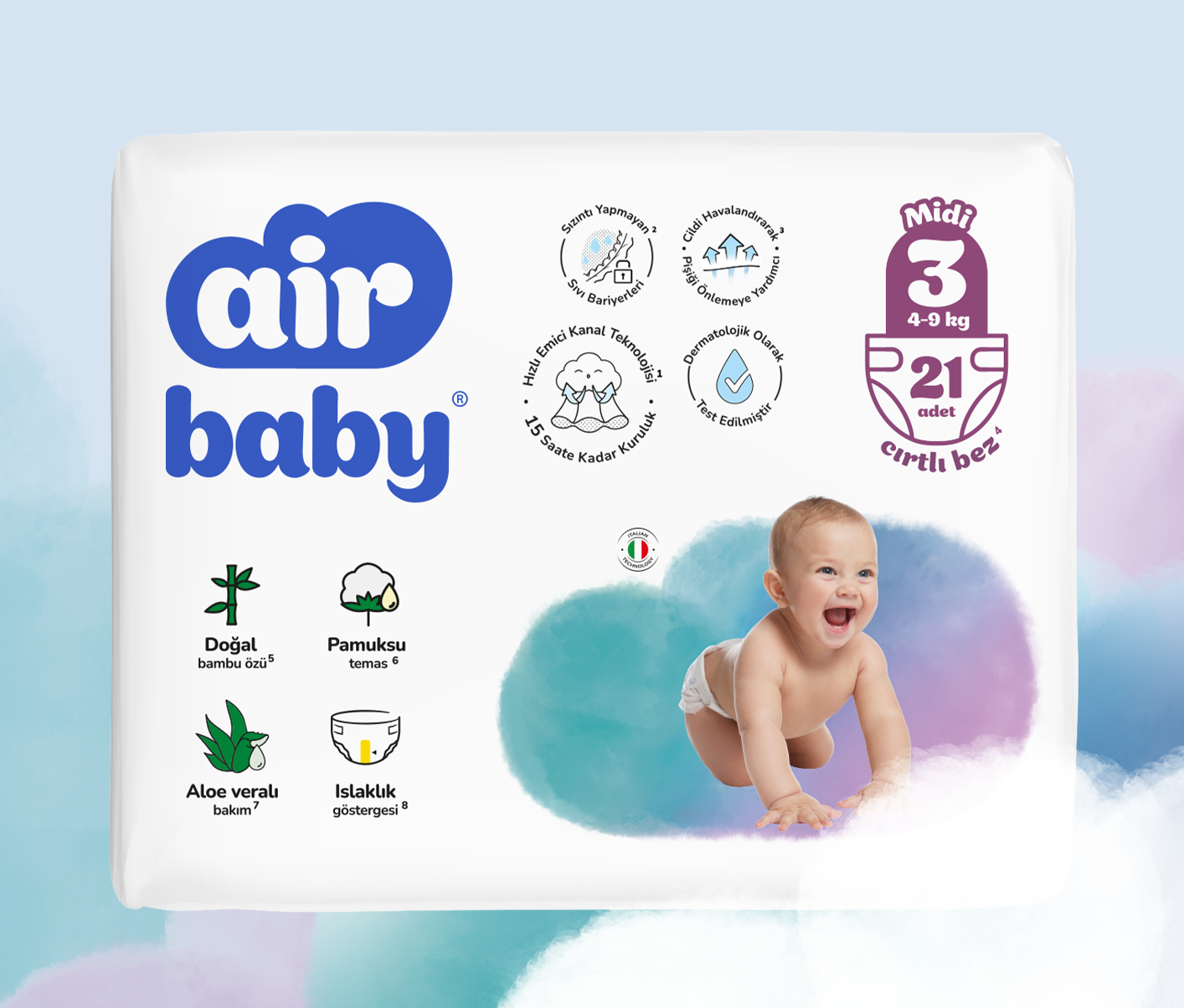 Air Baby Standart 3 Numara Midi